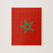 Vlag van Marokko Legpuzzel (Verticaal)