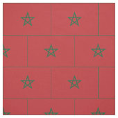 Vlag van Marokko Stof (Swatch)