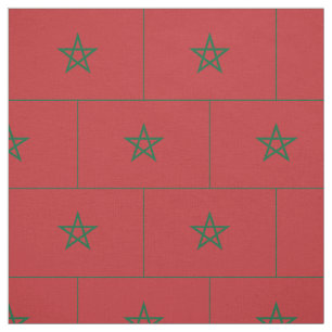 Vlag van Marokko Stof
