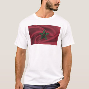Vlag van Marokko T-shirt