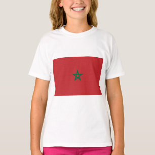 Vlag van Marokko T-shirt