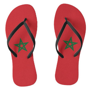 Vlag van Marokko Teenslippers