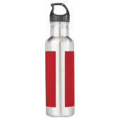 Vlag van Marokko Waterfles (Achterkant)