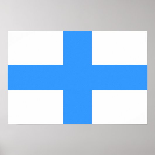 Vlag van Marseille Poster (Voorkant)