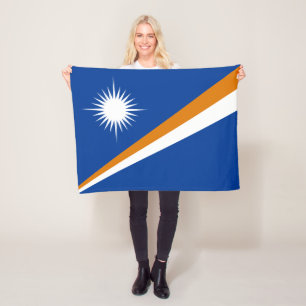Vlag van Marshalleilanden Fleece Deken