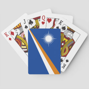 Vlag van Marshalleilanden Pokerkaarten