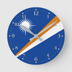 Vlag van Marshalleilanden Ronde Klok