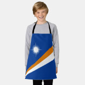 Vlag van Marshalleilanden Schort (Gedragen)