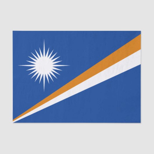 Vlag van Marshalleilanden Tissuepapier (Voorkant)