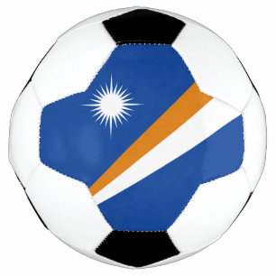 Vlag van Marshalleilanden Voetbal
