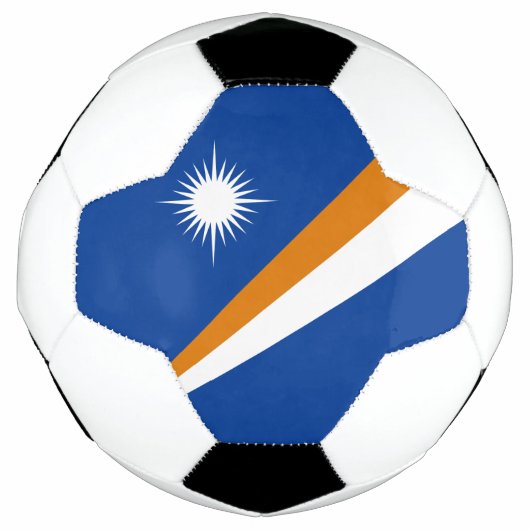 Vlag van Marshalleilanden Voetbal (Voorkant)