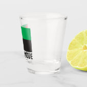 Vlag van Martinique (2023) Shot Glas (Rechts)