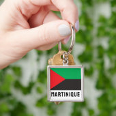 Vlag van Martinique (2023) Sleutelhanger (Hand)