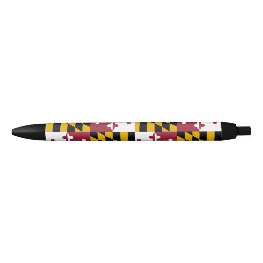 Vlag van Maryland Blauwe Inkt Pen (Voorkant)