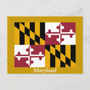 Vlag van Maryland Briefkaart
