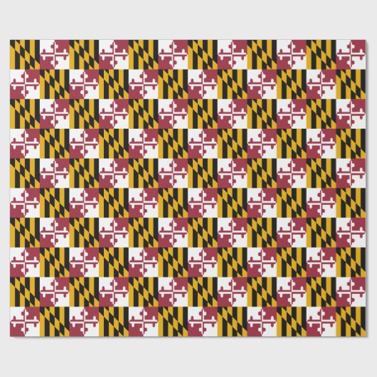 Vlag van Maryland Cadeaupapier (Vlak)