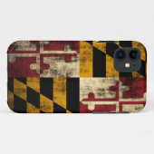 vlag van Maryland Case-Mate iPhone Case (Achterkant (horizontaal))