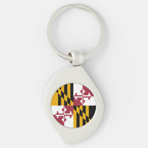 Vlag van Maryland Sleutelhanger