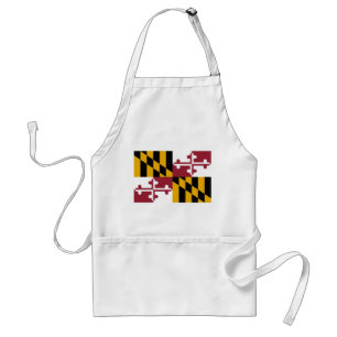 Vlag van Maryland Standaard Schort