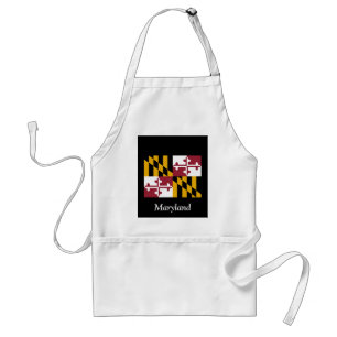Vlag van Maryland Standaard Schort