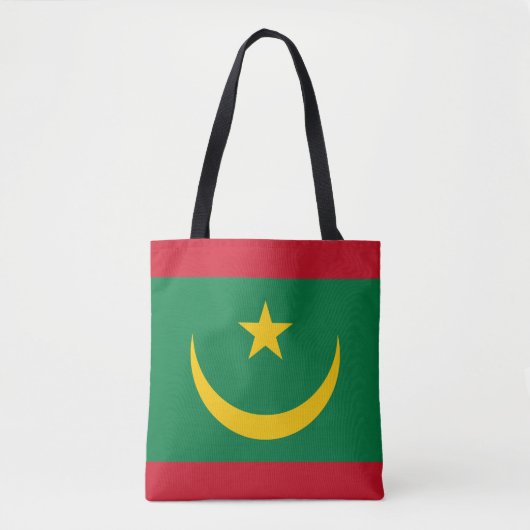 Vlag van Mauritanië Draagtas (Voorkant)