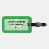 Vlag van Mauritanië Easy ID Bagagelabel (Achterkant horizontaal)