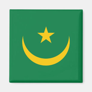 Vlag van Mauritanië oud Magneet