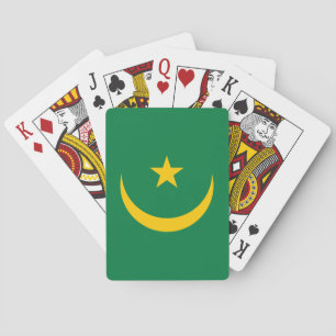 Vlag van Mauritanië oud Pokerkaarten