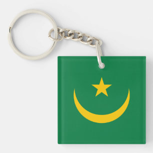 Vlag van Mauritanië oud Sleutelhanger