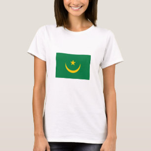 Vlag van Mauritanië oud T-shirt