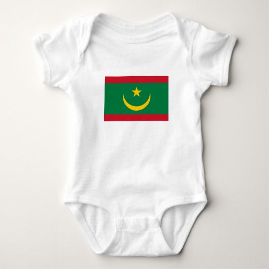 Vlag van Mauritanië Romper (Voorkant)