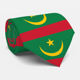 Vlag van Mauritanië Stropdas