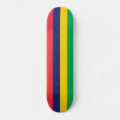 Vlag van Mauritius Skateboard (Voorkant)