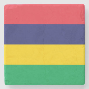 Vlag van Mauritius Stenen Onderzetter