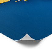 Vlag van Melilla Poster (Hoek)