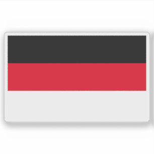 Vlag van Memmingen, Duitsland Sticker