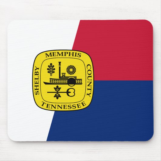 Vlag van Memphis, Muismat Tennessee (Voorkant)