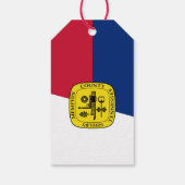 Vlag van Memphis, Tennessee Gift Labels Cadeaulabel (Achterkant)