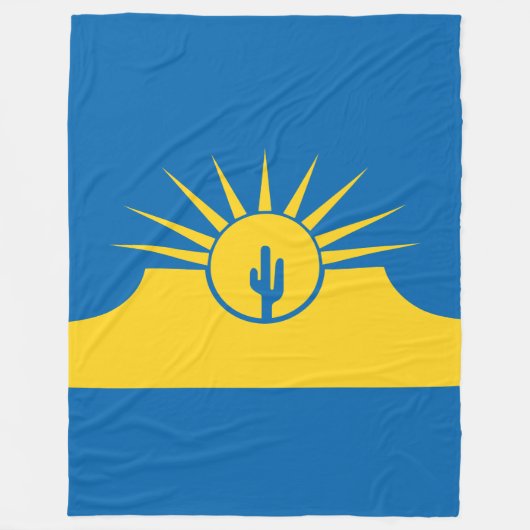 Vlag van Mesa, Arizona Fleece Blanket (Voorkant)
