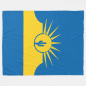 Vlag van Mesa, Arizona Fleece Blanket (Voorkant (Horizontaal))