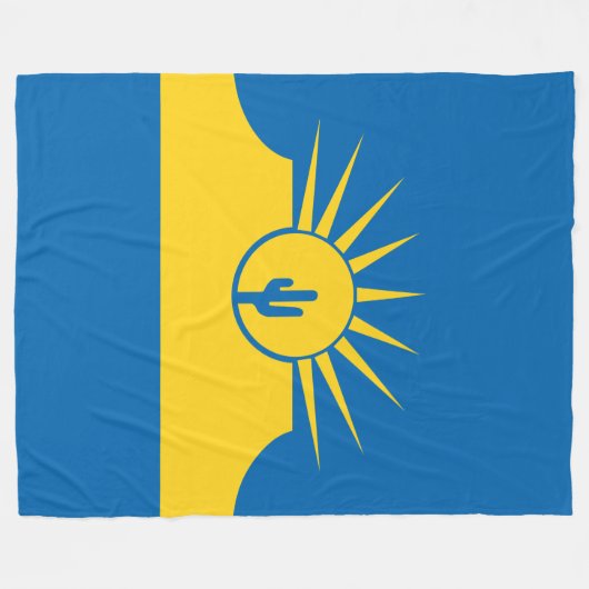 Vlag van Mesa, Arizona Fleece Blanket (Voorkant (Horizontaal))