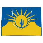 Vlag van Mesa, Arizona Large Gift Bag Groot Cadeauzakje (Voorkant)