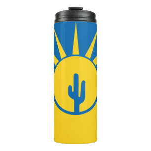 Vlag van Mesa, Arizona Thermal Tumbler Thermosbeker