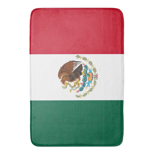 Vlag van Mexico Badmat (Voorkant Verticaal)