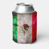  vlag van Mexico Blikjeskoeler (Blikje Achterkant)