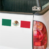 Vlag van Mexico-Bumpersticker Bumpersticker (Op Truck)