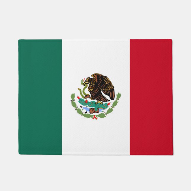 Vlag van Mexico Deurmat (Voorkant)