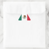 Vlag van Mexico Driehoek Sticker (Tas)