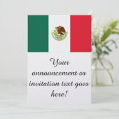 Vlag van Mexico Kaart (Staand voorkant)