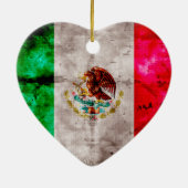  vlag van Mexico Keramisch Ornament (Achterkant)